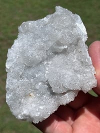Image 7 of Druzy Quartz With UV Calcite Specimen #2550