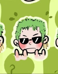 🏴‍☠️’Zoro’ sticker sheet  