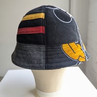 Image 3 of Reworked 6-panel Reversible Bucket Hat Mickey x Louis Vuitton pocket XL 24"