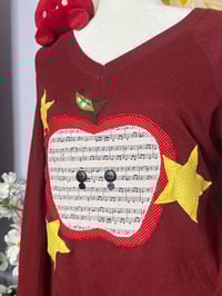 Image 3 of Apple in the Sky Sweater 🍎⭐♡ (M/L)