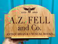 Image 1 of AZ Fell Bookshelf Sign
