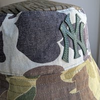 Image 2 of Reworked NY Reversible Bucket Hat Camouflage XL 24-25"