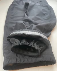 Image 4 of BLACK EXTRA BAGGY TECHNICAL LIZARD PANTS