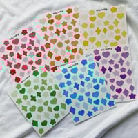 Image 1 of Holo glitter little accent stickers