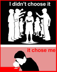 Image 2 of It chose me t-shirt