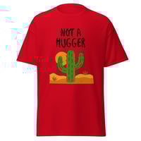 Image 1 of Unisex classic tee, Not a Hugger T-Shirt | Funny Introvert Cactus Humor Graphic Tee