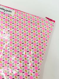 Image 2 of Pochette à maillots étoiles rose fluo