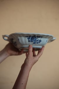 Image 4 of Schüssel mit Griffen, Delfter Blau