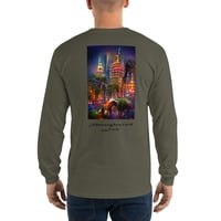 Image 5 of Men’s Long Sleeve Shirt - Shanghai at Night