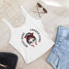 Messy Buns/Loaded Guns cropped tank