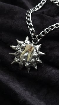 Image 1 of Sheep tooth star chunky statement necklace