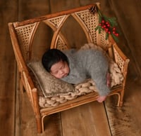 Image 13 of Retro rattan bench 