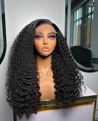 Image 4 of WHITNEY BURMESE CURLS (300G) 5x5 Swiss Closure