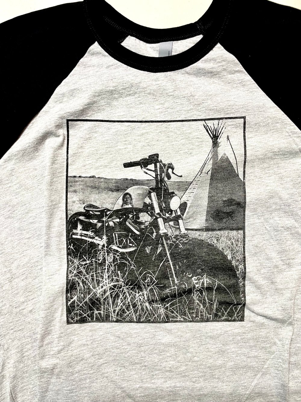 Image of Live Free Back & Grey Short Sleeve