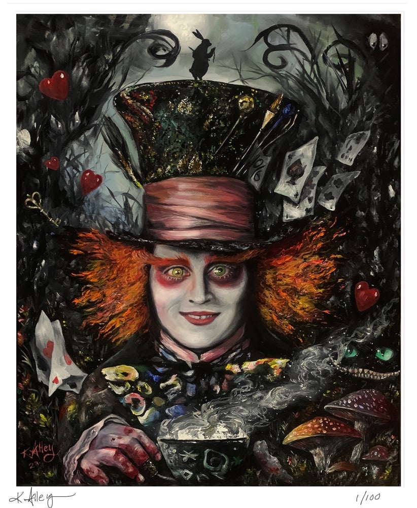 Image of "Hatter"  Limited edition print