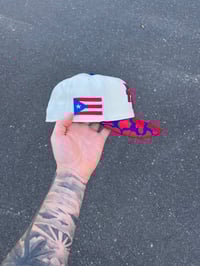 Image 4 of GREY BRIM CHROME MULTI TONE PUERTO RICO CUSTOM FITTED CAP