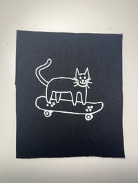 Skate Cat Patch