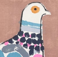 Image 2 of Pink breasted monoscreenprinted pigeon 2 