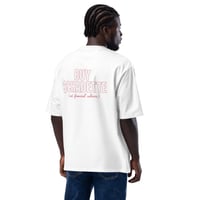 Image 2 of Oversized heavyweight carded cotton  t-shirt
