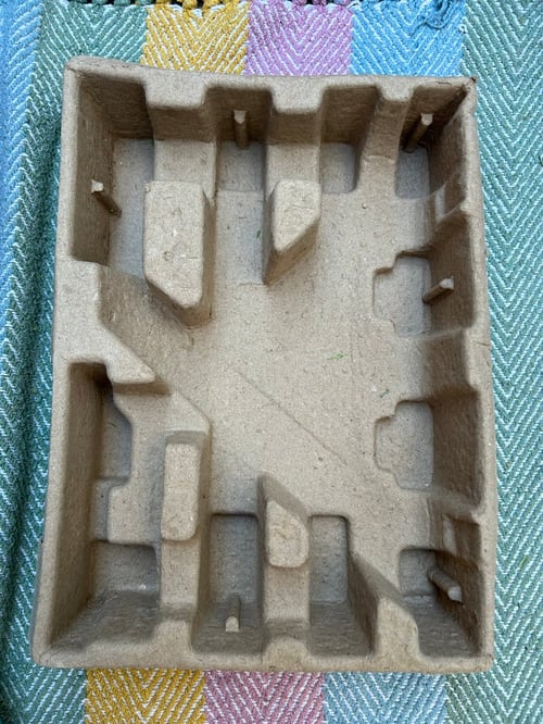 Image of Recycled deep tray filled with mixed dried forage *limited stock!*