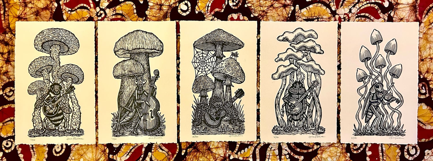 Image of Bluegrass Insect prints