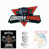 GRIZZLESQUAD UV STICKERS