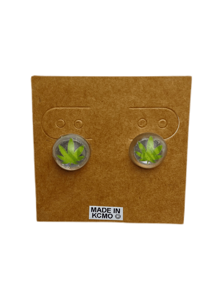 Image of Weed Leaf earrings