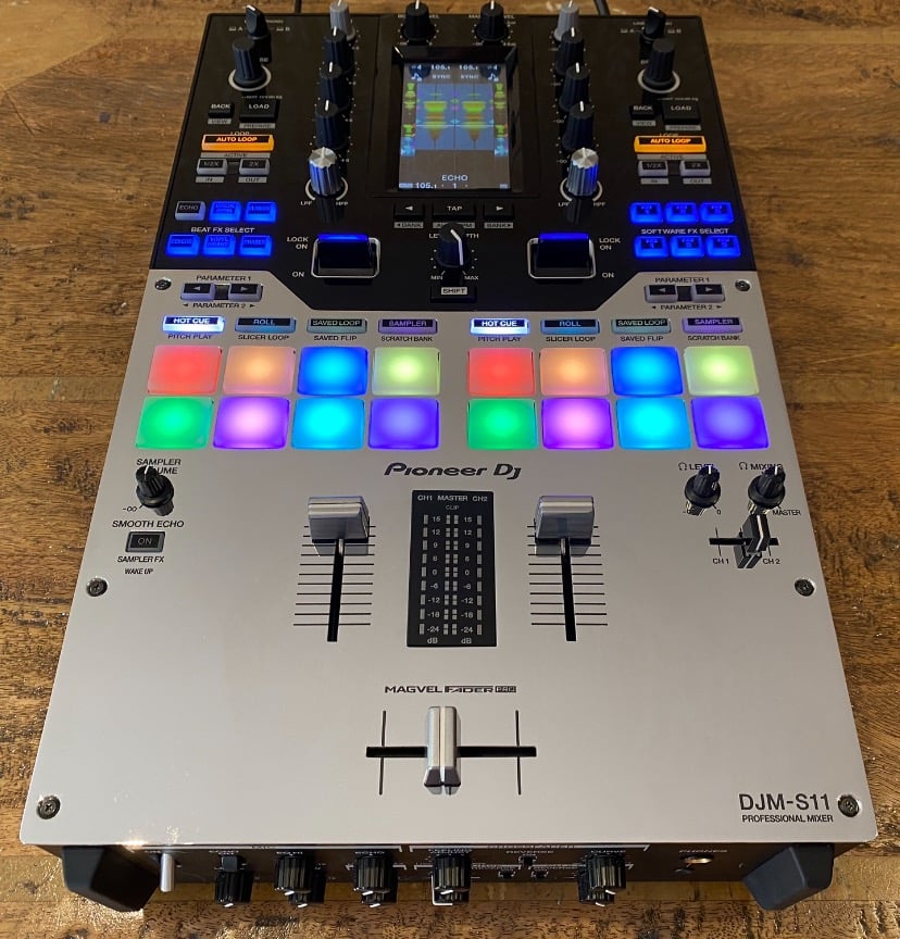 Chrome Pioneer DJM-S11 Faceplate 