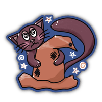 Image 1 of Magical Cat - Sticker