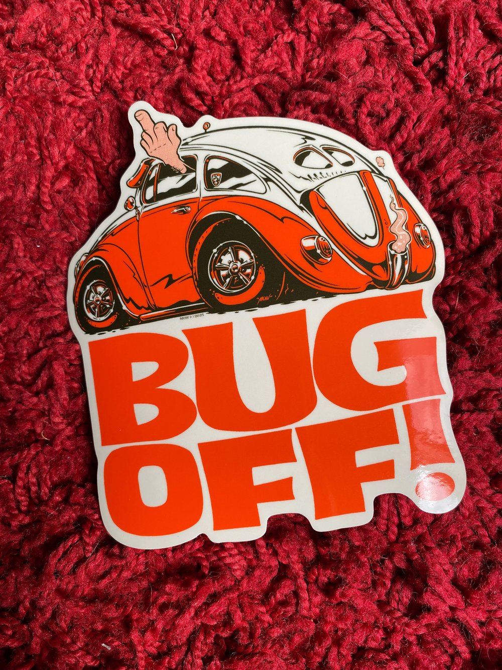Image of Bug Off Sticker