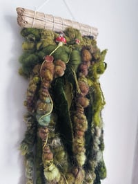 Image 9 of Forest Mushroom Fiber Art Pack | Weaving, Earrings & Embroidery Set