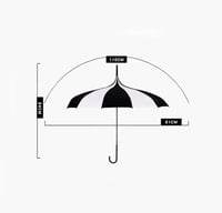 Image 3 of BLACK & WHITE PARASOL