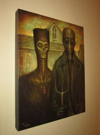 Image 2 of "Post American Gothic"  Limited Edition Canvas Giclee- 16x20"