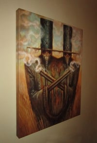 Image 2 of "Double Whammy"  Limited Edition Canvas Giclee- 24x30"