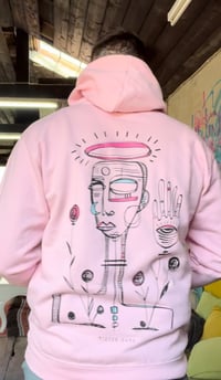 Image 2 of You are love hoody (pink) 