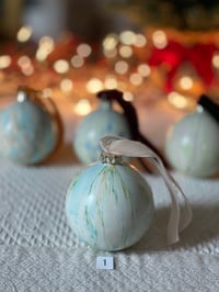 Image 2 of Marbled Ornaments - Twinkle