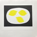 Image of Lemons on a Plate handmade print