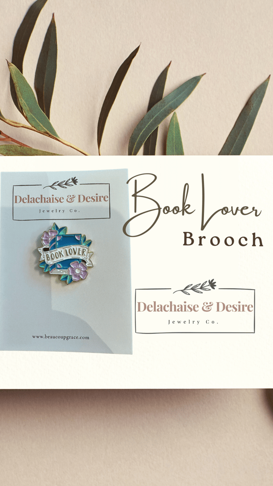 Image of Book Lover brooch