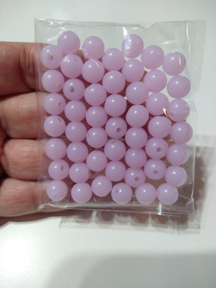 Image of Lilac Jelly Acrylic Beads