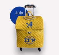 July of RHOyalty Sigma Gamma Rho Trolley Bag (July ) GOLD