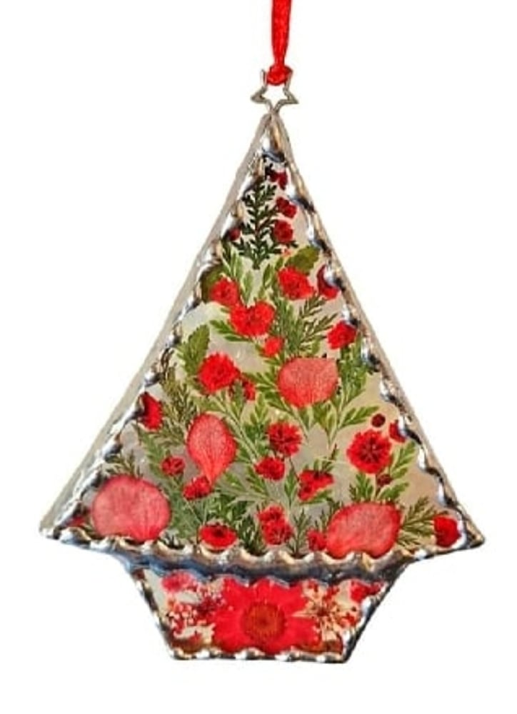 Image of Real Flower Christmas Tree