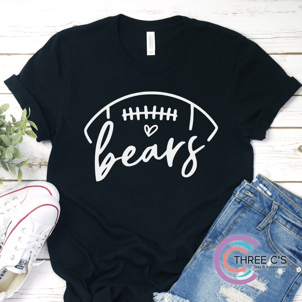 Image of Bears Football Heart