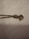 LARGE vintage silver Italian cornicello good luck charm, large