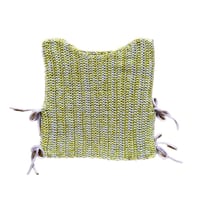 Image 1 of lime green tie side vest