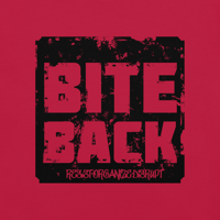 Image 1 of Bite Back Comfort Colors Tee Black Ink Variant