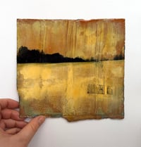 Image 2 of "Winter Field" original painting (framed)