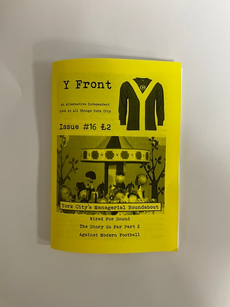 Image of Y Front Issue 16