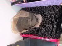 Image 3 of 26 inch Burmese curly wig 
