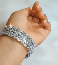 Image 3 of 4 Pieces American Diamond Bangles Set_GPB_1206 