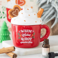 Image 1 of Hot Chocolate Mug Xmas Wax Burner 
